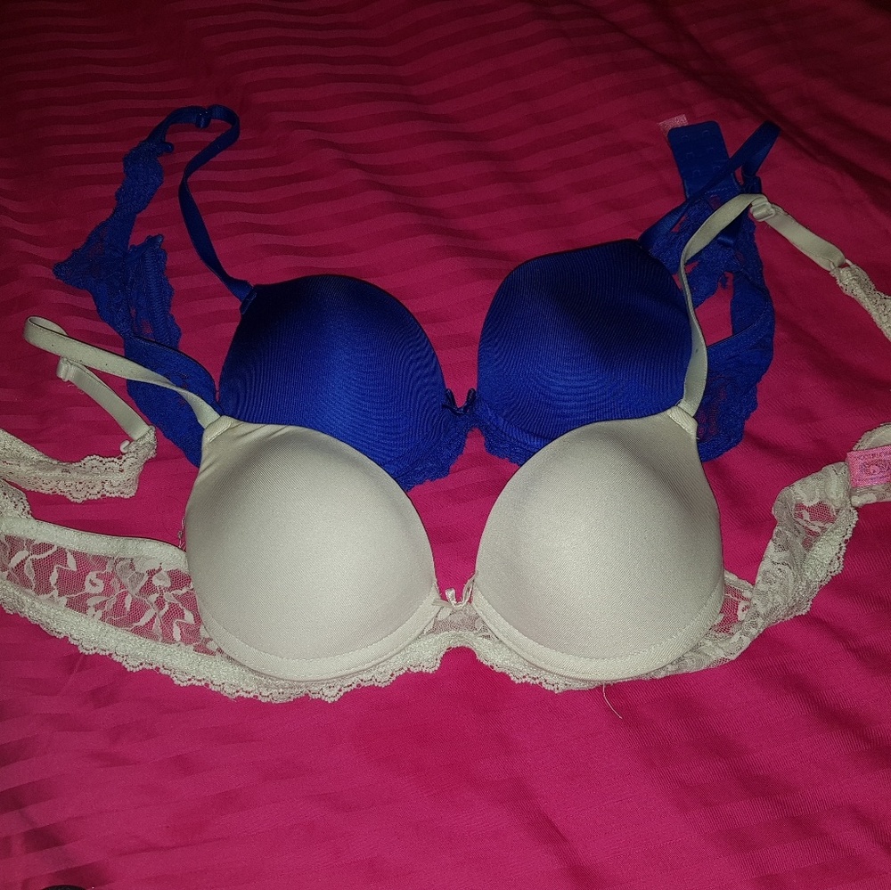 Push up lace racerback bra